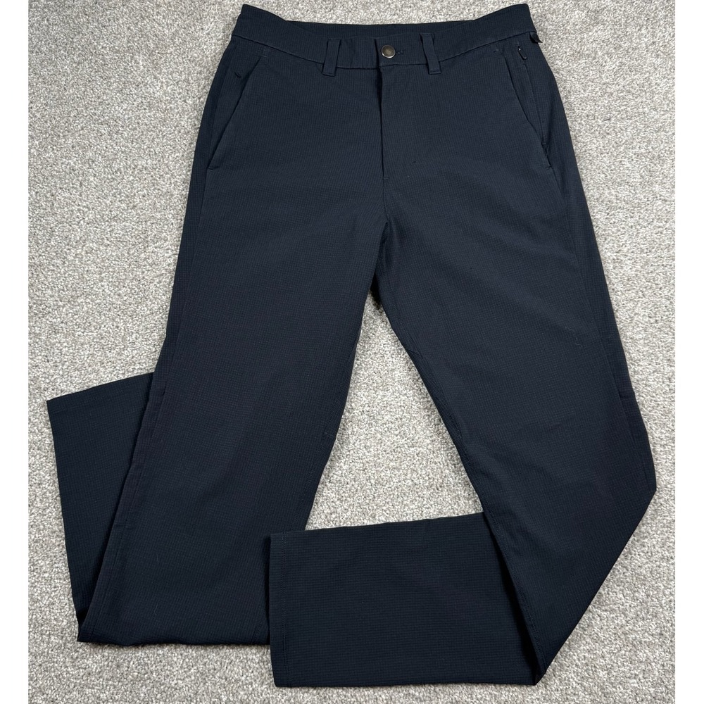 Lululemon‎ Mens Navy Ripstop Performance Pants Size 28x31 Stretch Travel Golf